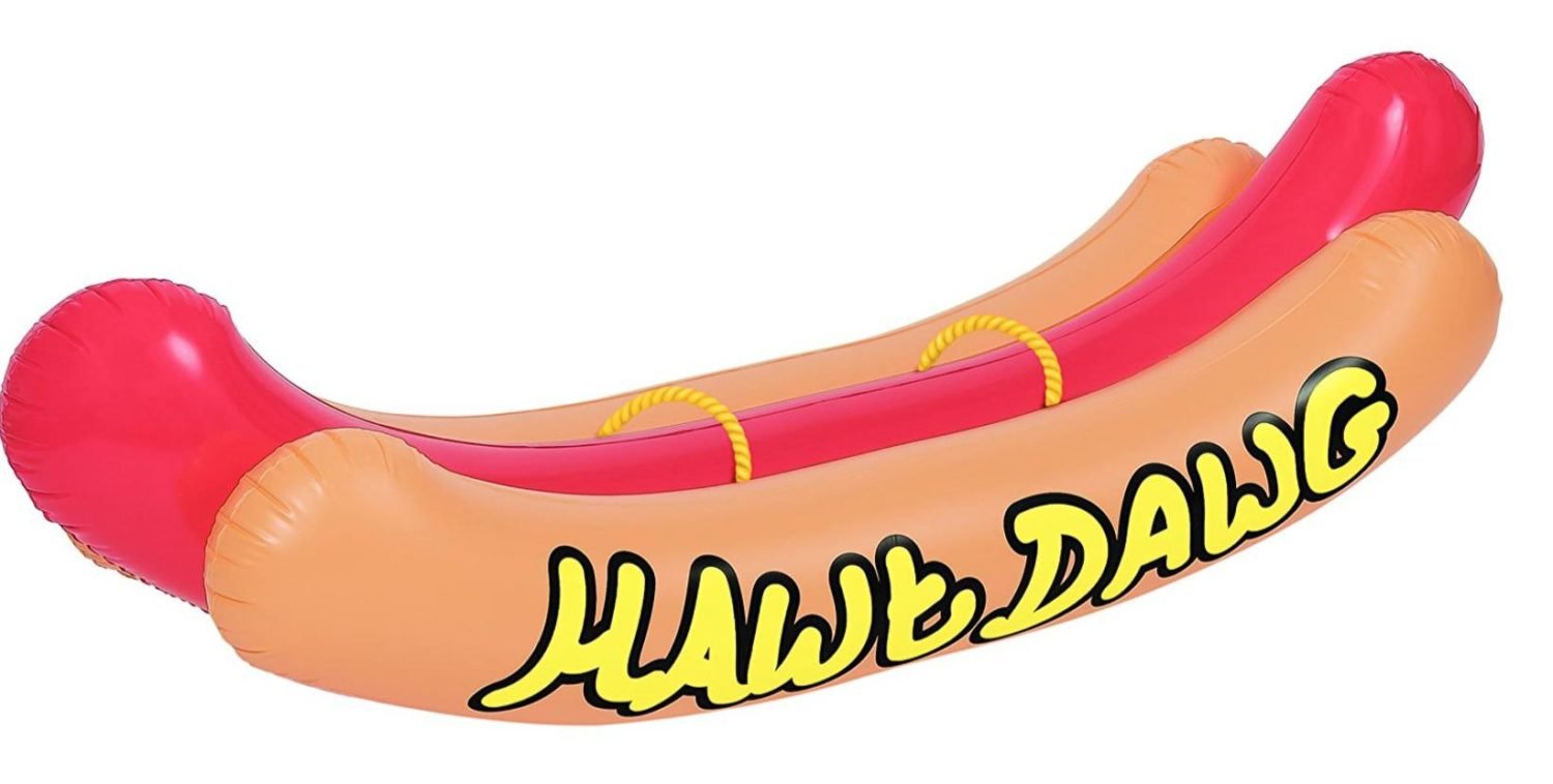 hot dog pool inflatable