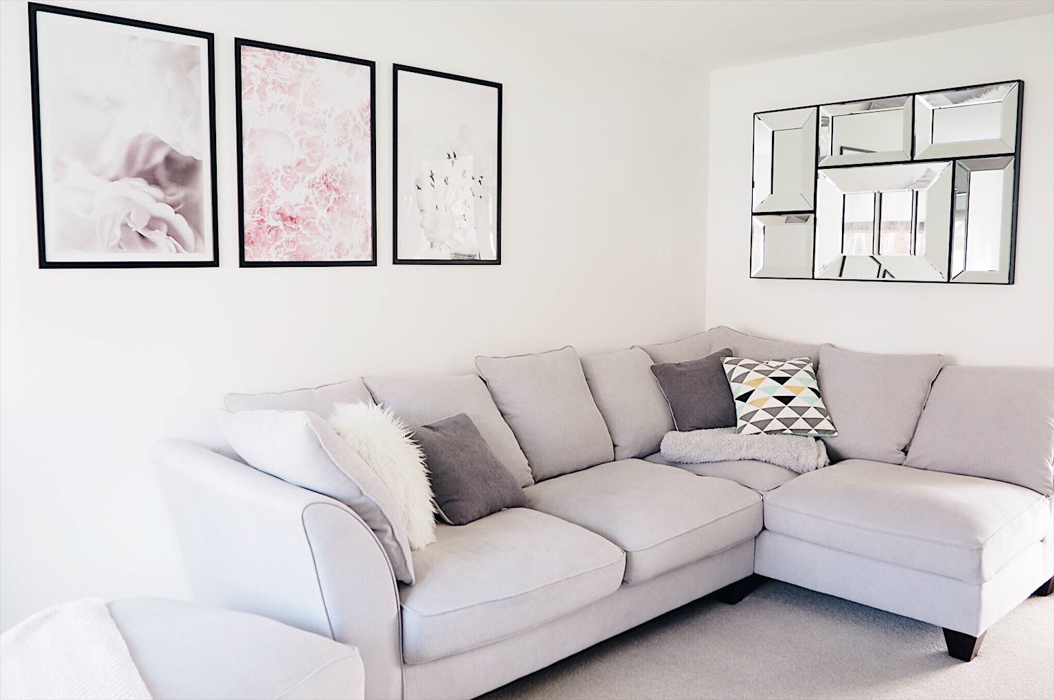 Grey Corner Sofa Living Room Ideas Yes Furniture Village ...